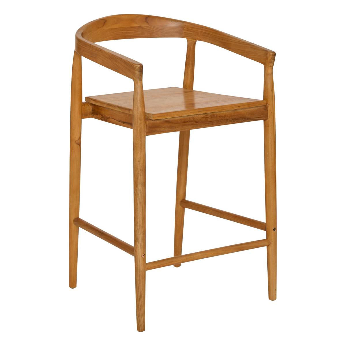 Lot de 2 tabourets de bar Miyako Salle à manger Tabourets de bar