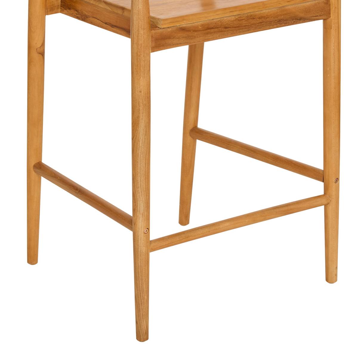 Lot de 2 tabourets de bar Miyako Salle à manger Tabourets de bar