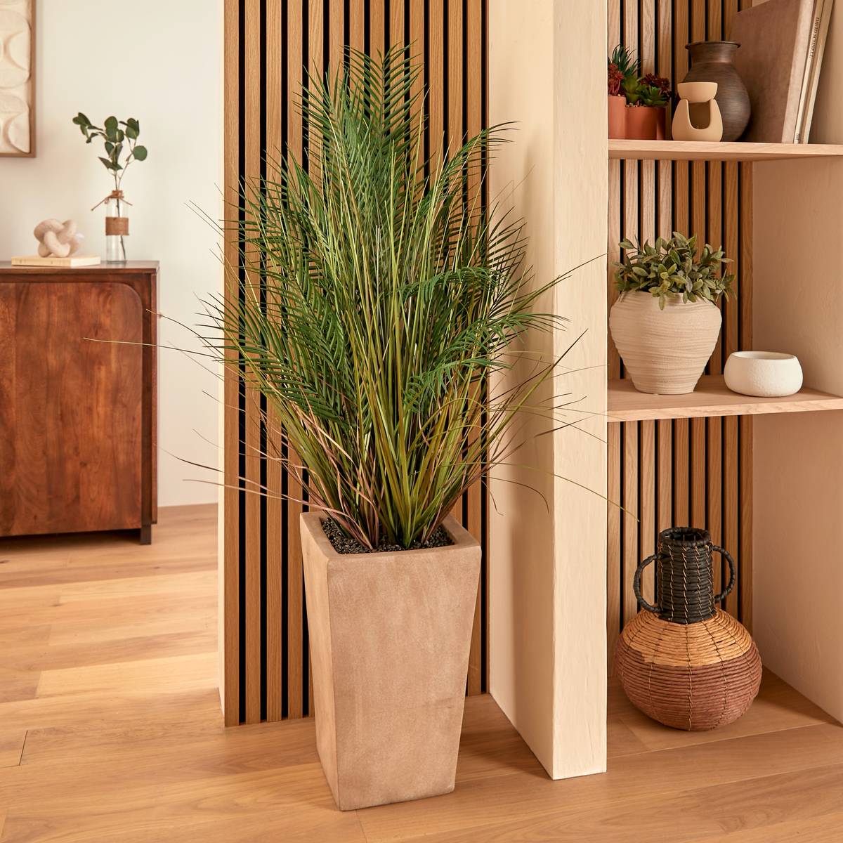 Palmier artificiel en pot Wonj Plantes, vases Plantes artificielles