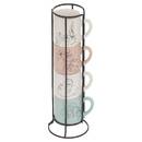 Rack 4 mugs  Visage Vaisselle Tasses, mugs