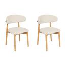 Lot de 2 chaises Sari Salle à manger Chaises, fauteuils de table