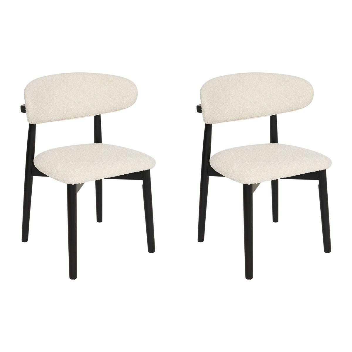 Lot de 2 chaises Sari Salle à manger Chaises, fauteuils de table