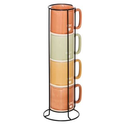 Lot de 4 mugs relax vaisselle tasses, mugs