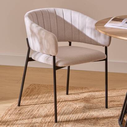 Lot de 2 fauteuils Solea Salle &agrave; manger Chaises, fauteuils de table