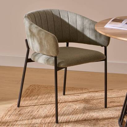 Lot de 2 fauteuils Solea Salle &agrave; manger Chaises, fauteuils de table