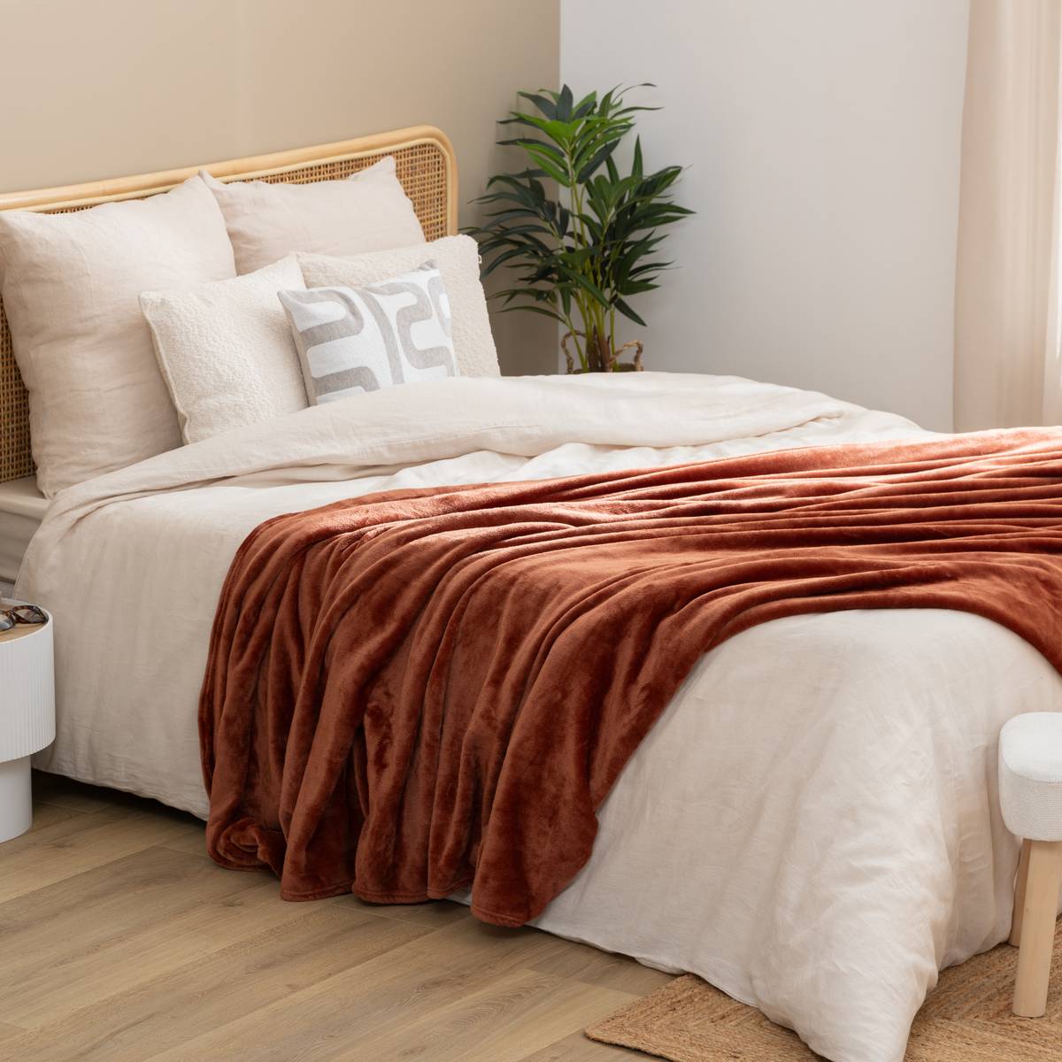 Plaid flanelle Ollis Coussins, plaids Plaids