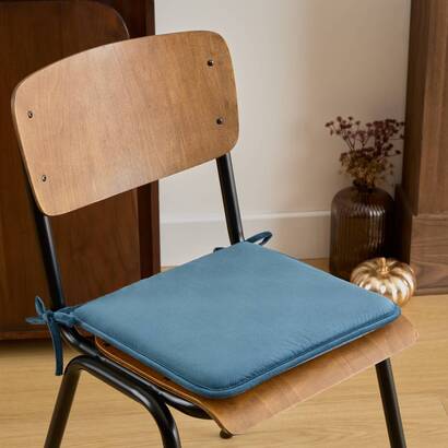 Galette de chaise Lilou Coussins, plaids Galettes de chaise