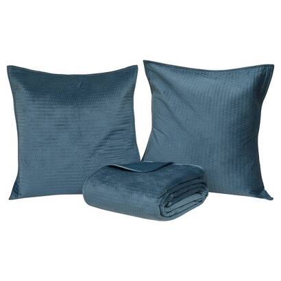 Dessus de lit et 2 taies d'oreiller Lilou Linge de lit Couvre-lits, &eacute;dredons