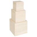 Lot de 3 malles Tineo Rangements d&eacute;co Malles