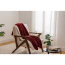 Plaid flanelle effet sherpa Lyno Coussins, plaids Plaids