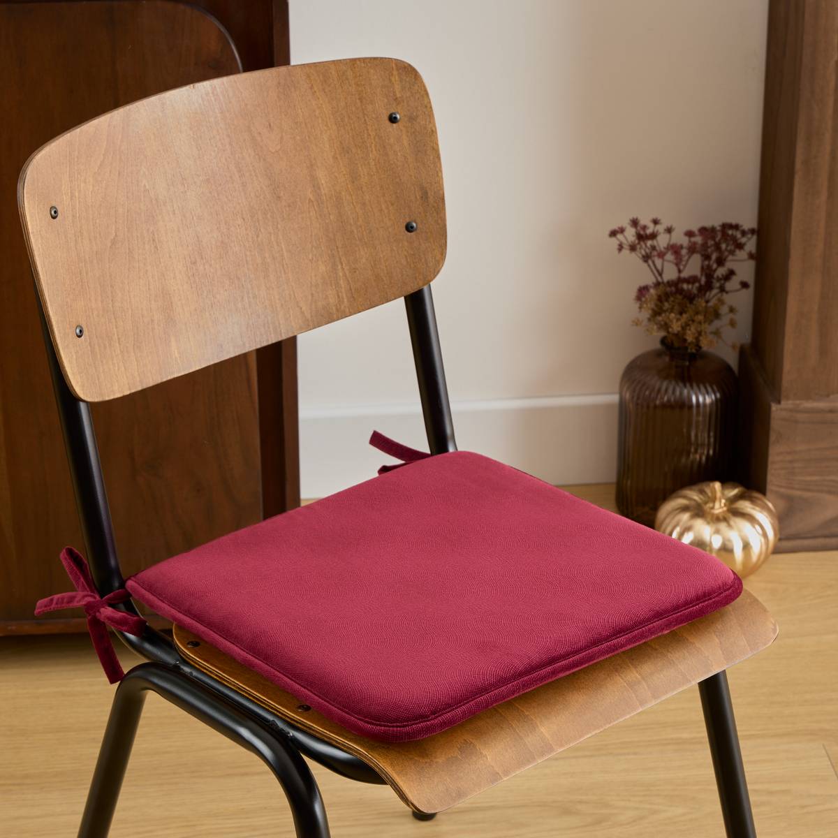 Galette de chaise Lilou Coussins, plaids Galettes de chaise