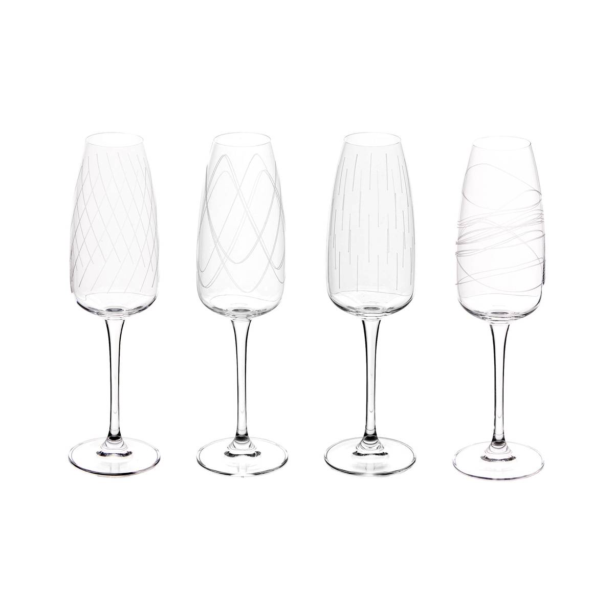 Lot de 4 flûtes Talia Verres, carafes Flûtes