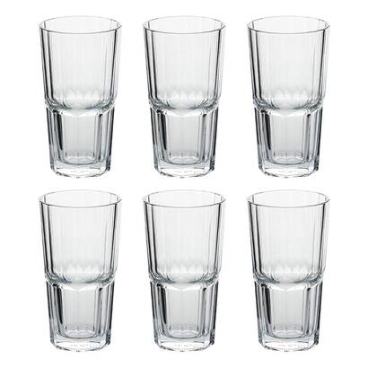 6 gobelets hauts time'eau verres, carafes verres &agrave; eau