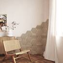 Lot de 3 panneaux décoratifs tasseaux bois Colva Produits Panneaux muraux