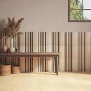 Lot de 3 panneaux décoratifs tasseaux bois Colva Produits Panneaux muraux