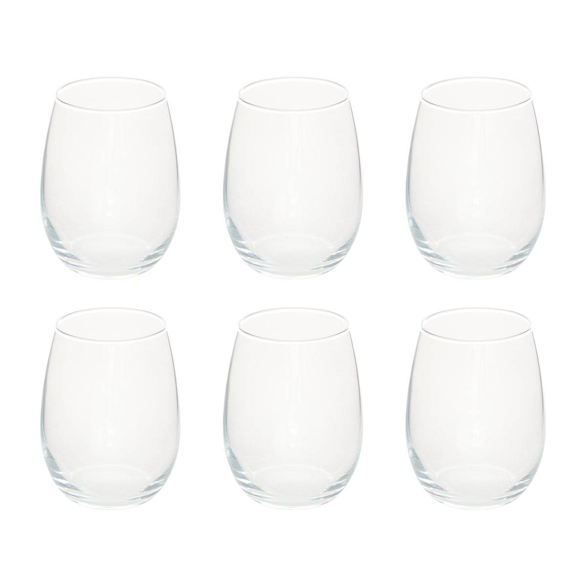 Lot de 6 gobelets bas Nic'Eau