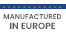 MANUFACTURED IN EUROPE