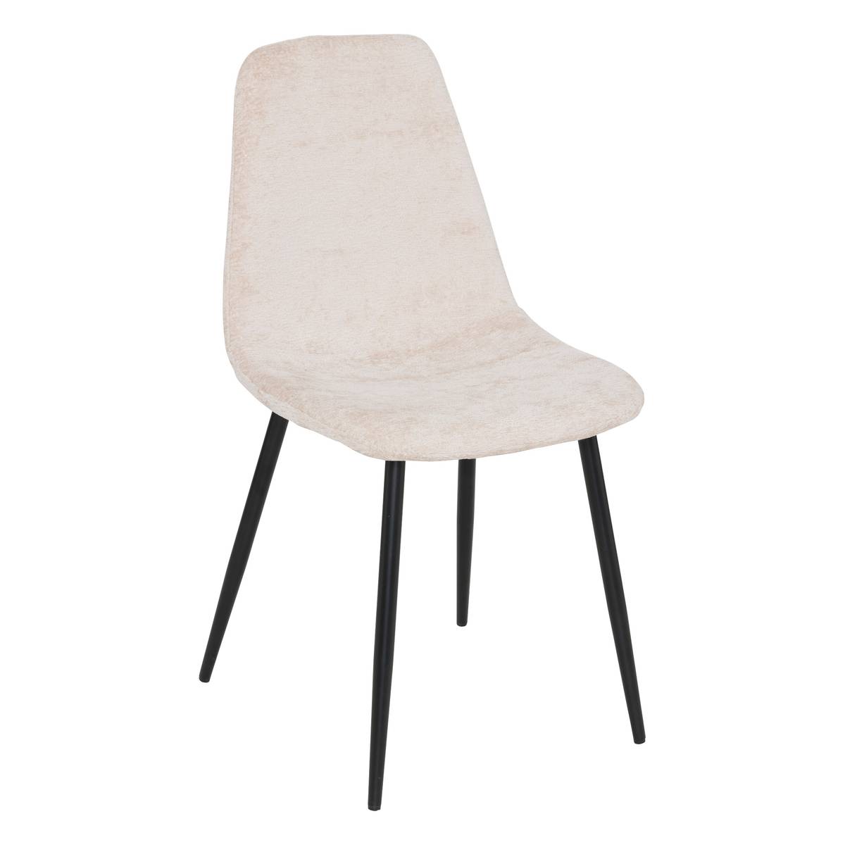 Sedia "Tyka" Beige Beige / noir
