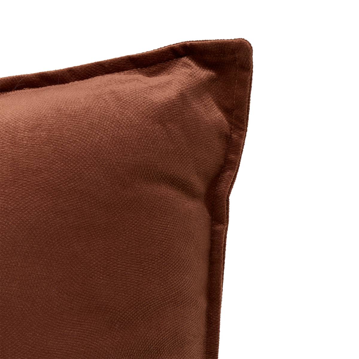 Cuscino "Lilou" Marrone Tonka, 45x45 cm Marrone
