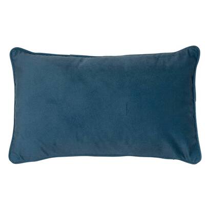 Cuscino "lilou" blu egeo, 50x30 cm