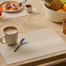 Set di 6 tovagliette "Authentic" PVC - Cloruro di polivinile, 45x30 cm, Beige Beige lino