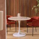 Tavolo da pranzo "Elias" 102x102 cm, L. 102 cm Bianco
