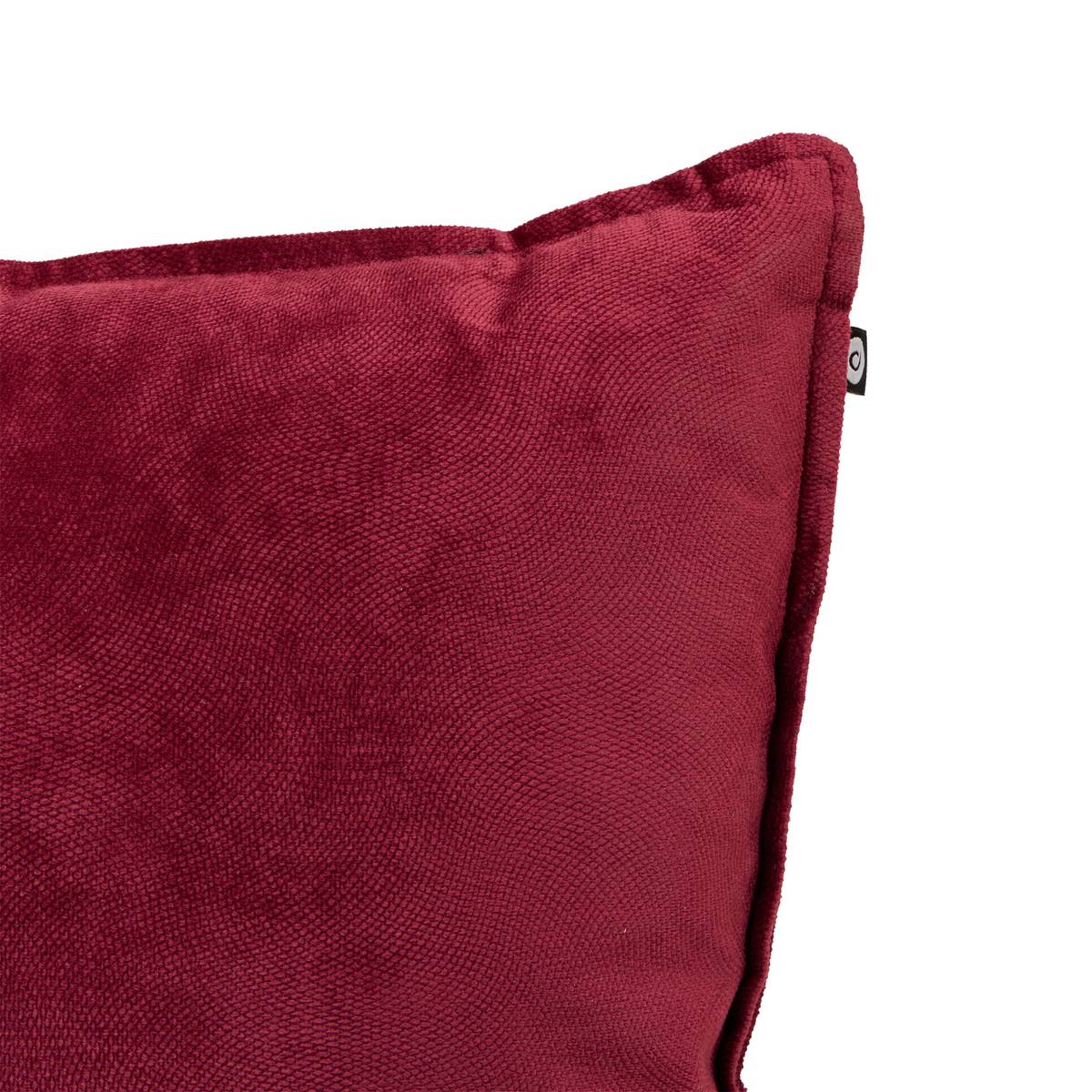 Cuscino "Lilou" Rosso Granato, 55x55 cm Rosso granato