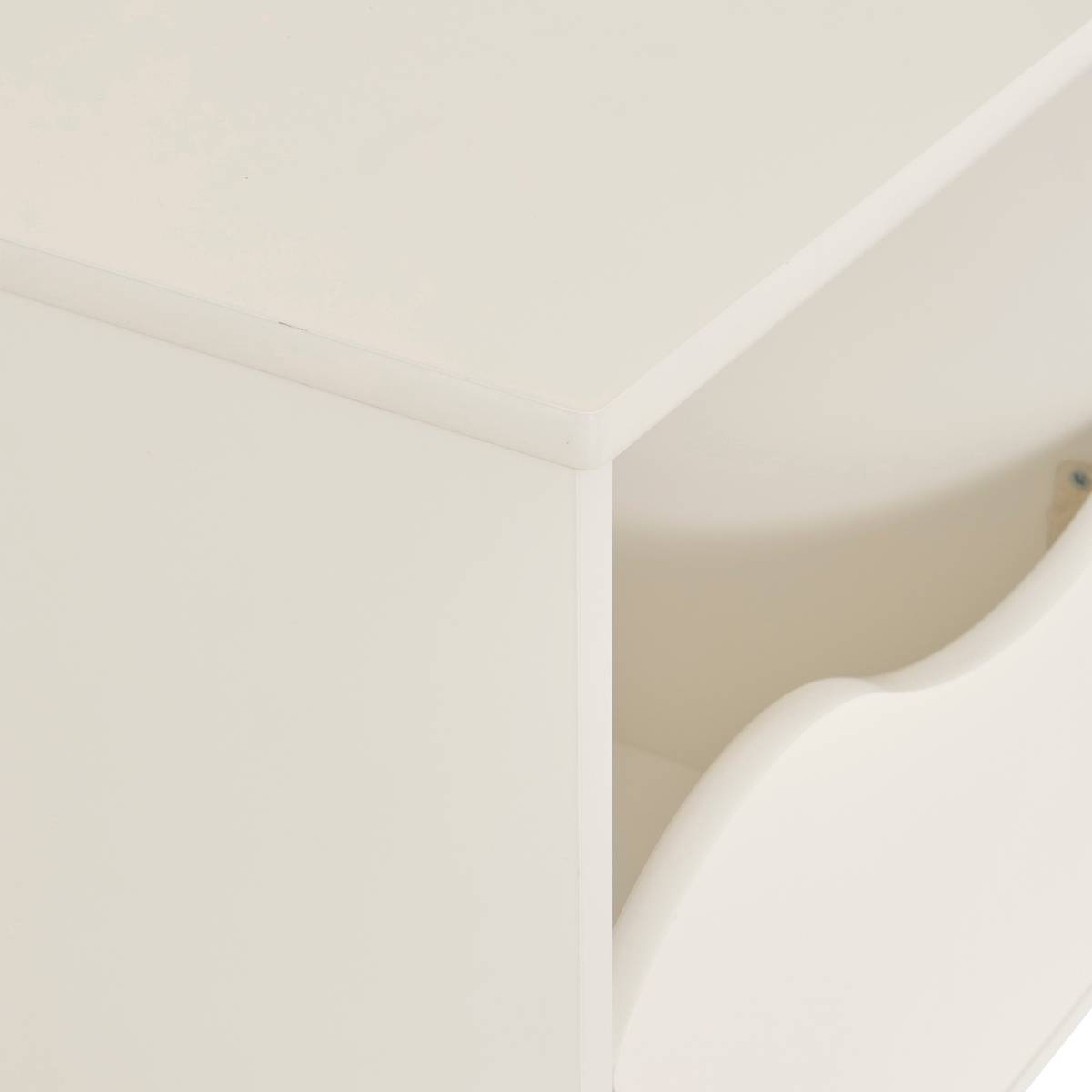 Comodino per bambini "Dolcezza" Bianco, 35,5x40 cm Bianco