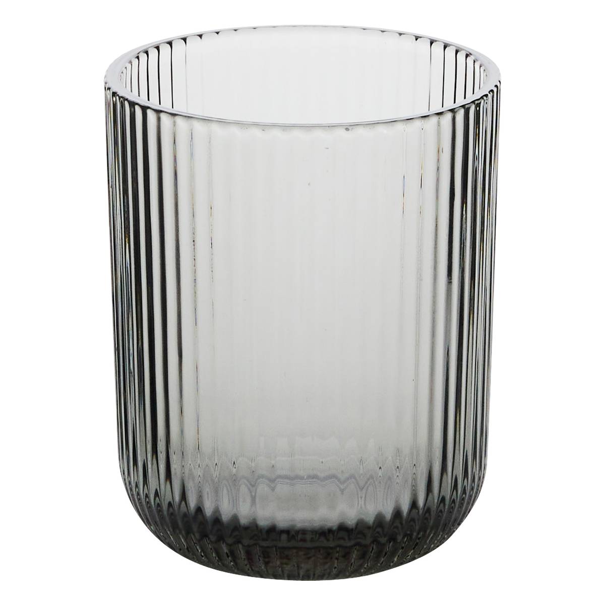 Set di 6 bicchieri bassi "Ema" Vetro, Grigio Grigio