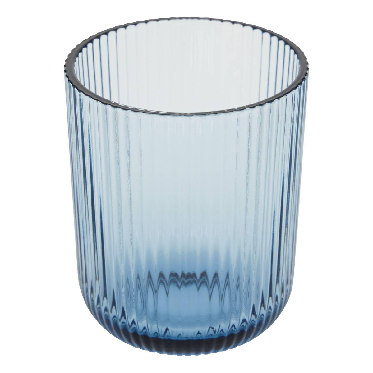 Set di 6 bicchieri bassi "Ema" Vetro, Blu Blu