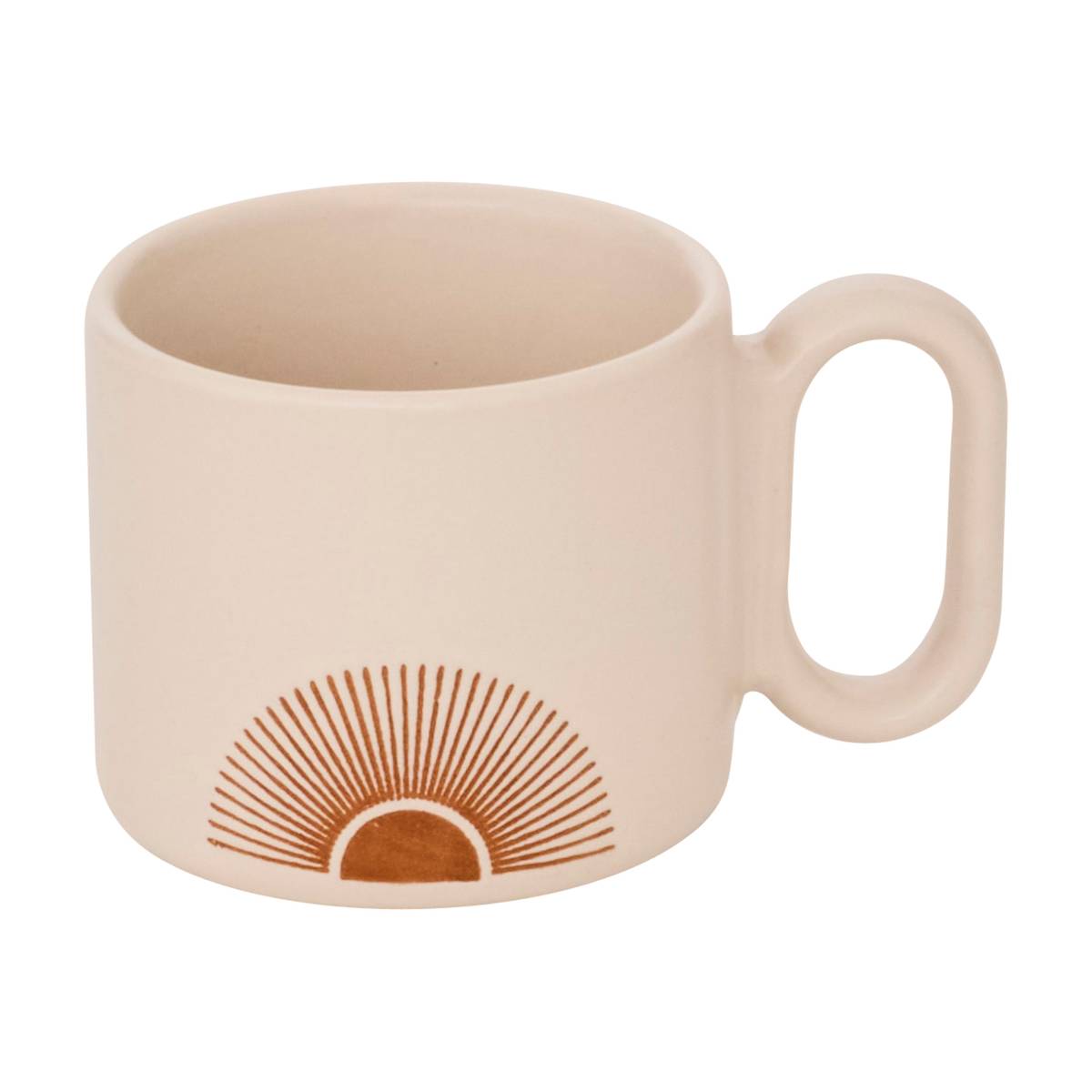Tazza da espresso "Sunshine" Gres (ceramica), 110 ml, Beige Beige 1