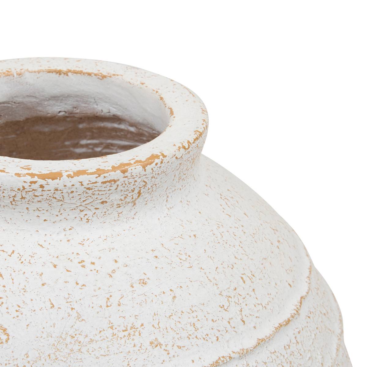 Vaso "Romia" Bianco, H.38 cm Bianco