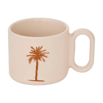 Tazza da espresso "sunshine" gres (ceramica), 110 ml, beige