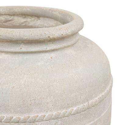 Vaso "romia" bianco, h.46 cm