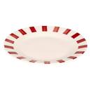 Set di 6 piatti da dessert "Cheri" Porcellana, D.19 cm, Rosso Rosso