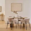 Tavolo da pranzo "Anaya" L. 180 cm, Beige Beige