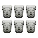 Set da 6 bicchieri bassi "Visage" Vetro, 300 ml, Trasparente Trasparente