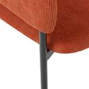 Set di 2 poltrone "Solea" Rosso Ambra