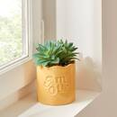 Pianta artificiale in vaso "Cheri" 13x10 cm Giallo