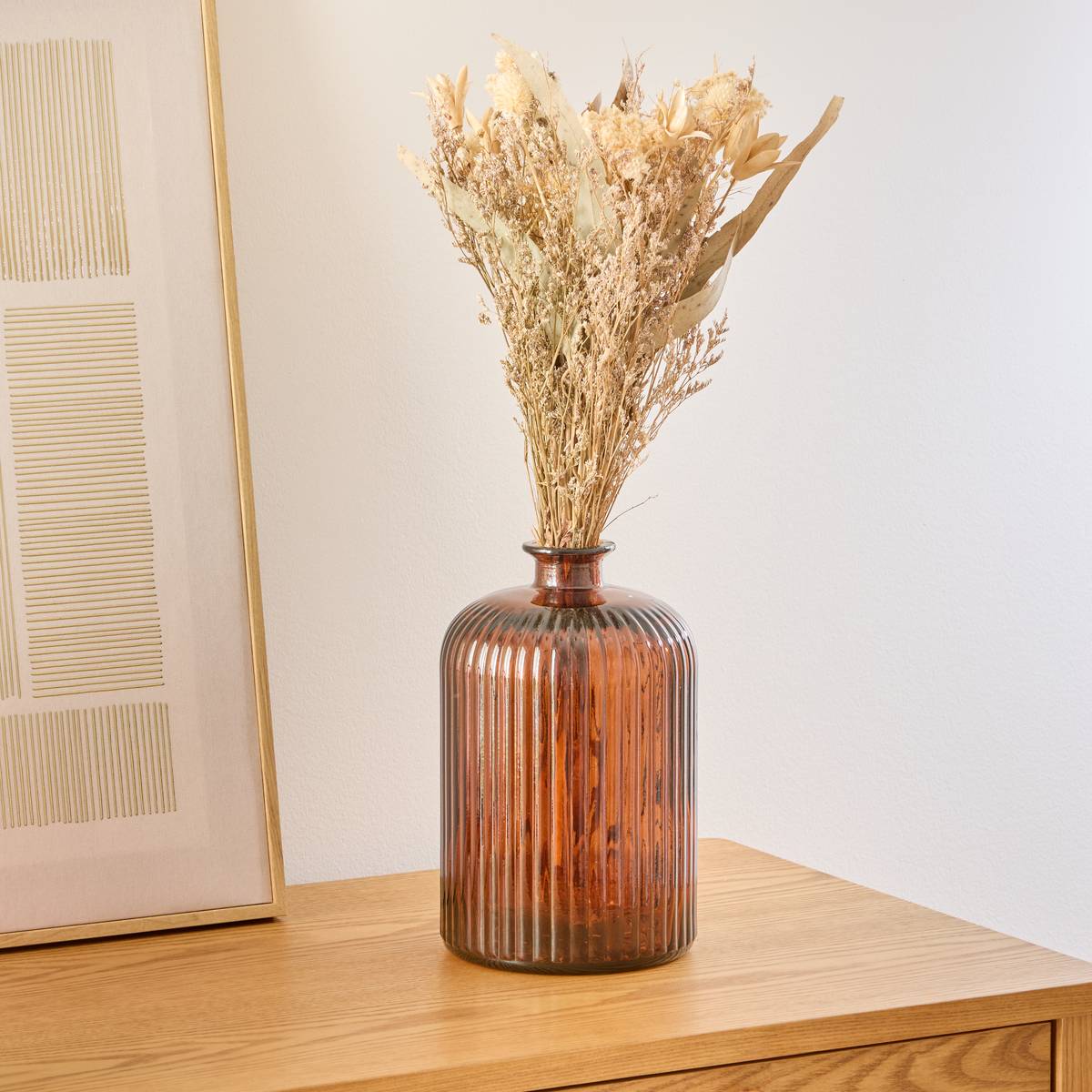 Vaso "Luz" Ambra, H.23 cm Ambra