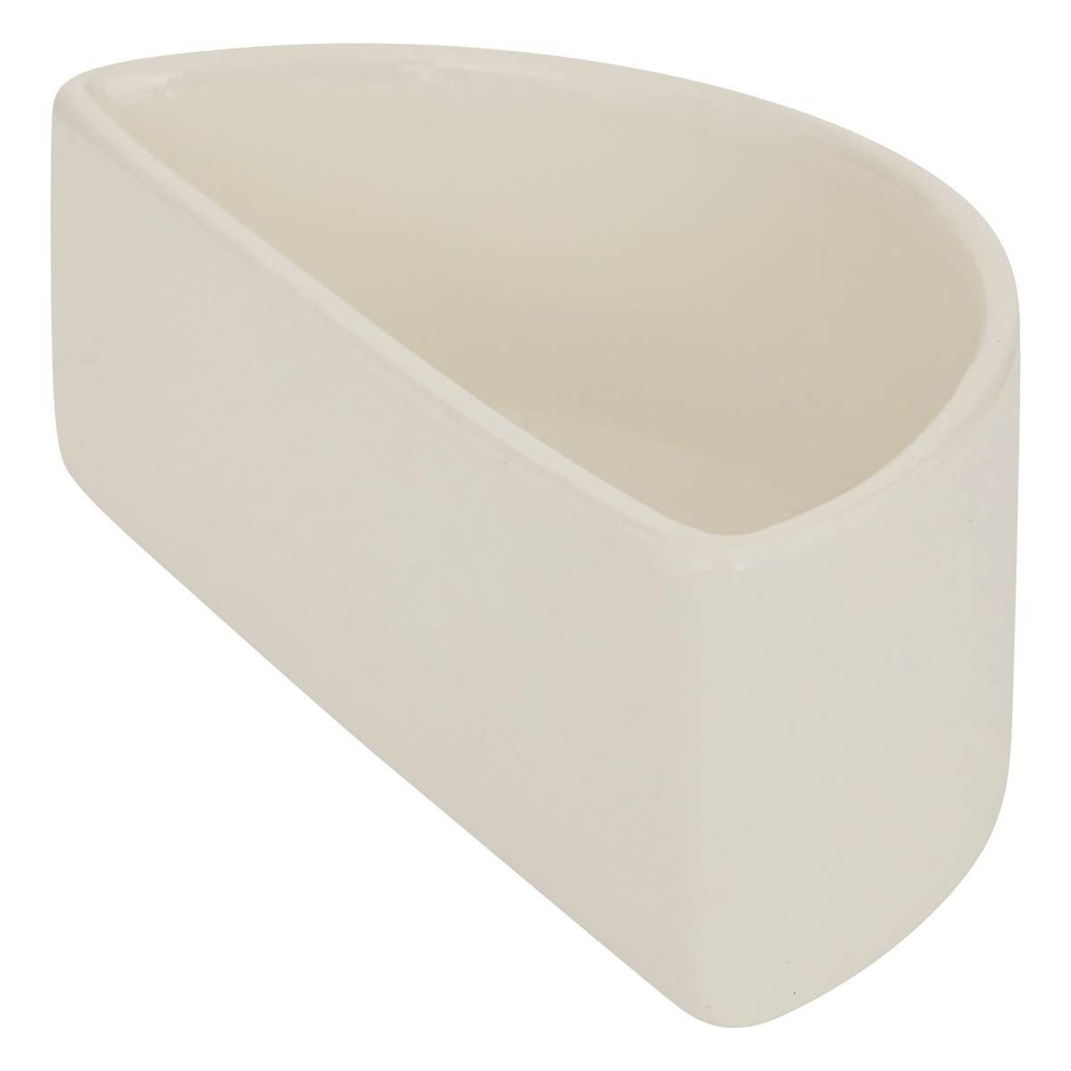 Set da aperitivo "Elegance" Gres (ceramica), 3 pezzi, Bianco Bianco
