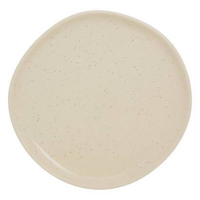 Set di 6 piatti da dessert "wonja" maiolica, d.20,6 cm, crema