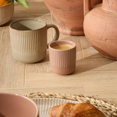 Tazza "chloe" gres (ceramica), 110 ml, moccha