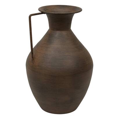 Brocca "wonj" marrone, h.30 cm