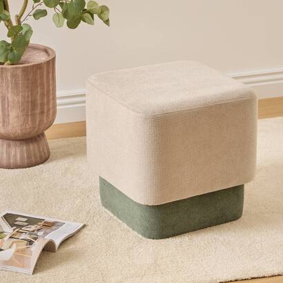 Pouf 2 in 1 "doki" grigio