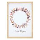 Cornice impronta "Tiny" Multicolore, 22,6x31,6 cm Rosa