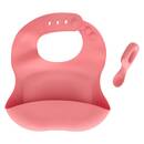Set bavaglini per bambini "Yum" 2 pezzi, Rosa Rosa