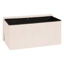 Pouf pieghevole "Arum" Avorio, 76x38 cm Avorio