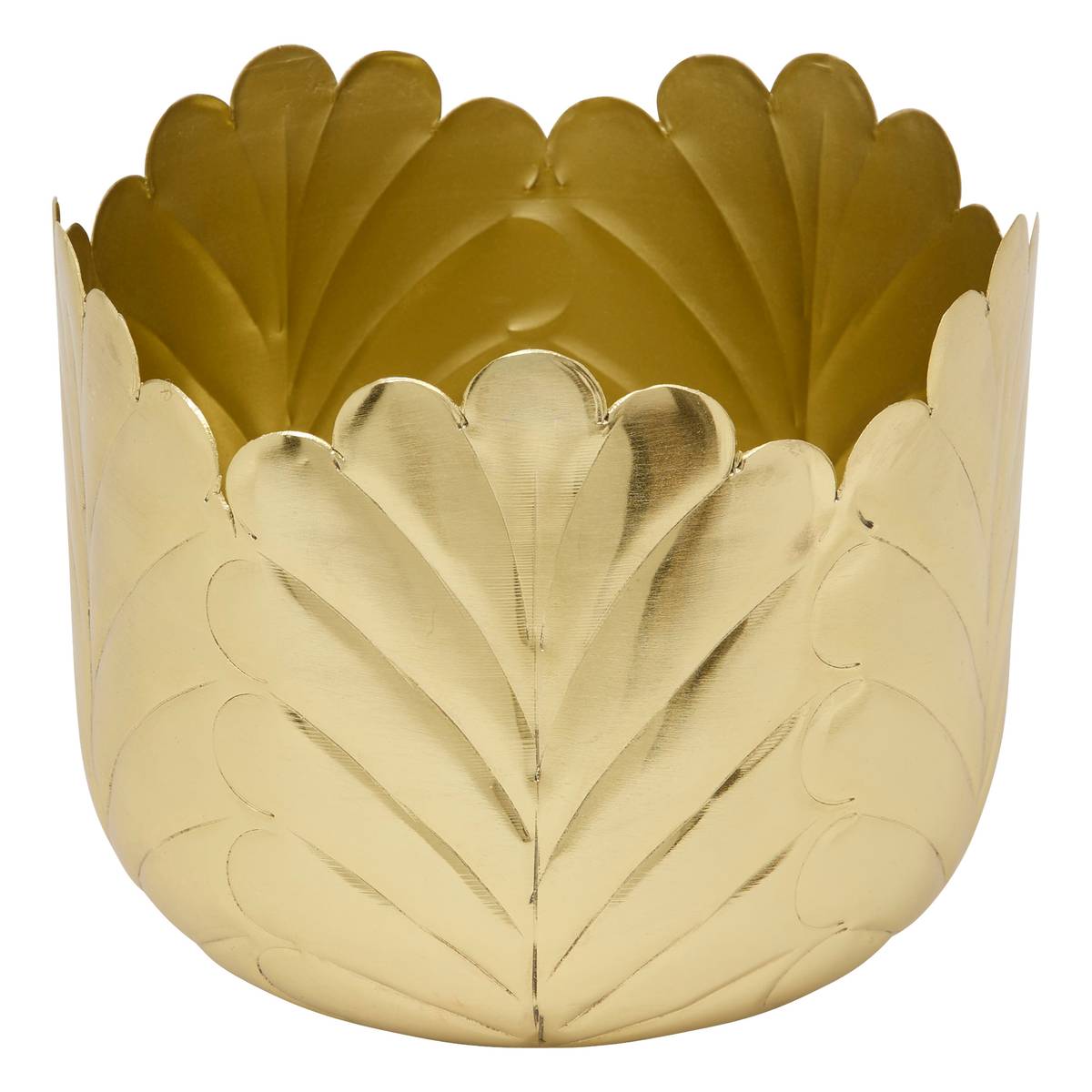 Set di 2 coprivasi "Belli" Dorato, 21x18 cm Oro