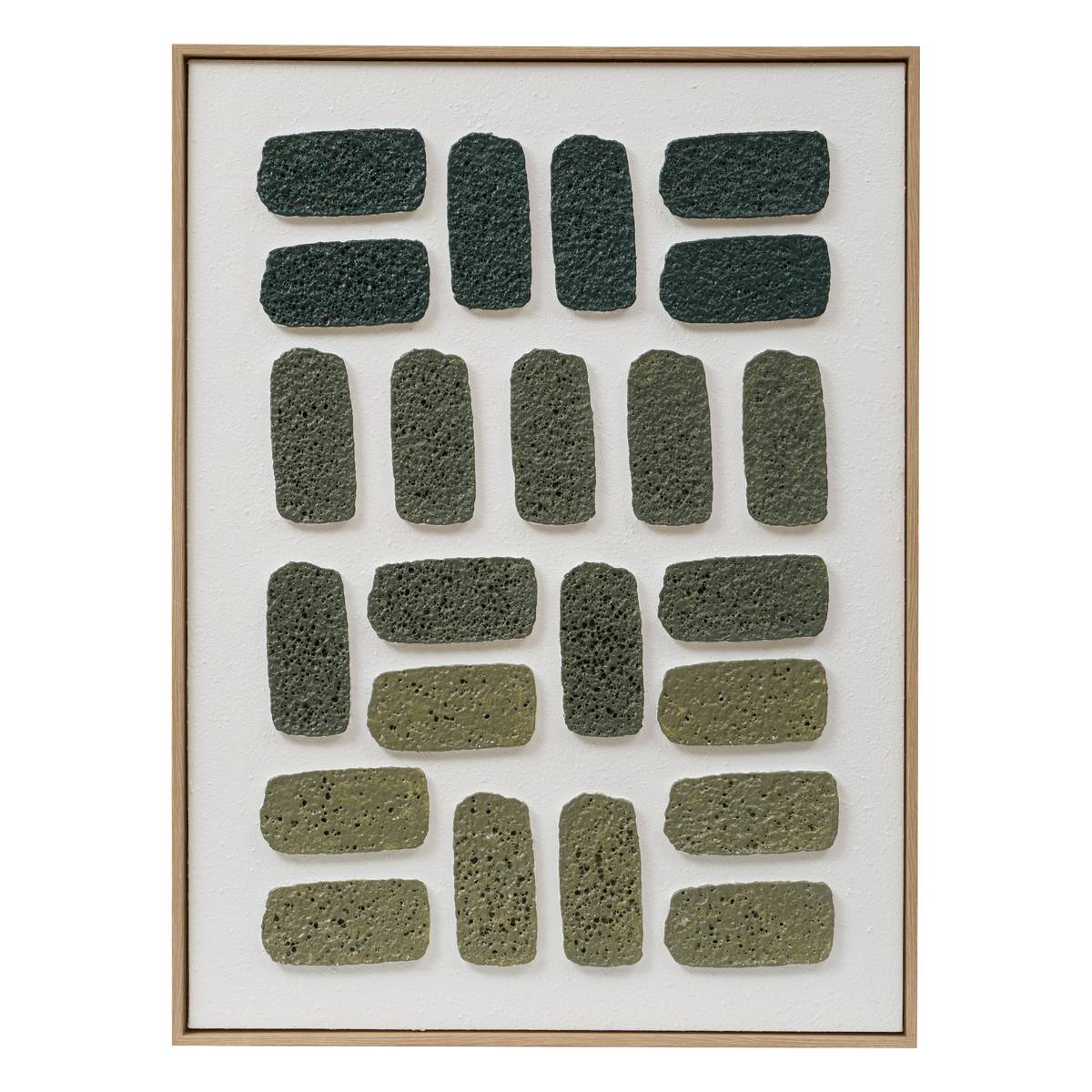 Tela 3D "Aladji" Verde, 60x80 cm Verde
